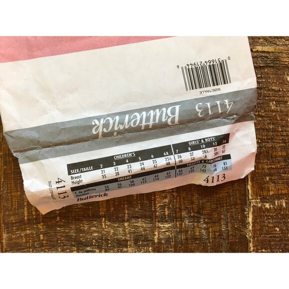 Butterick Sewing Pattern 4113 Girls Costume 1950s Poodle Circle Skirt 4-14 UNCUT - Picture 3 of 3